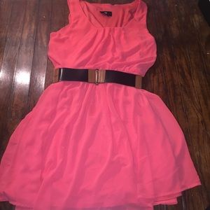 Petite pink dress